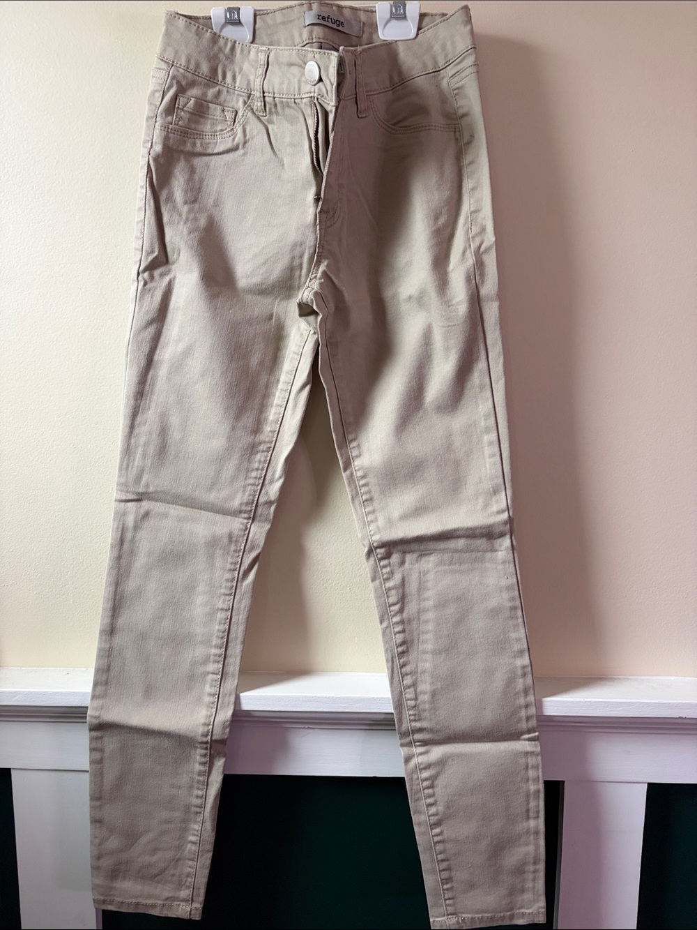 Refuge women’s Skinny Jeans in Light Beige